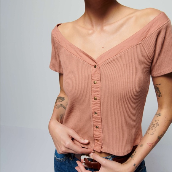 Nation Los Angeles 100% cotton Alessia top - Picture 2 of 5